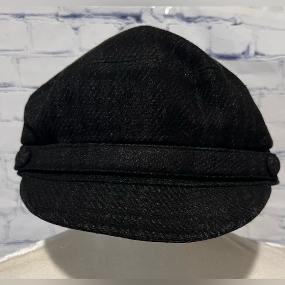 Banana Republic dark gray Newsboy Cap wool blend Size medium/large - Picture 1 of 5